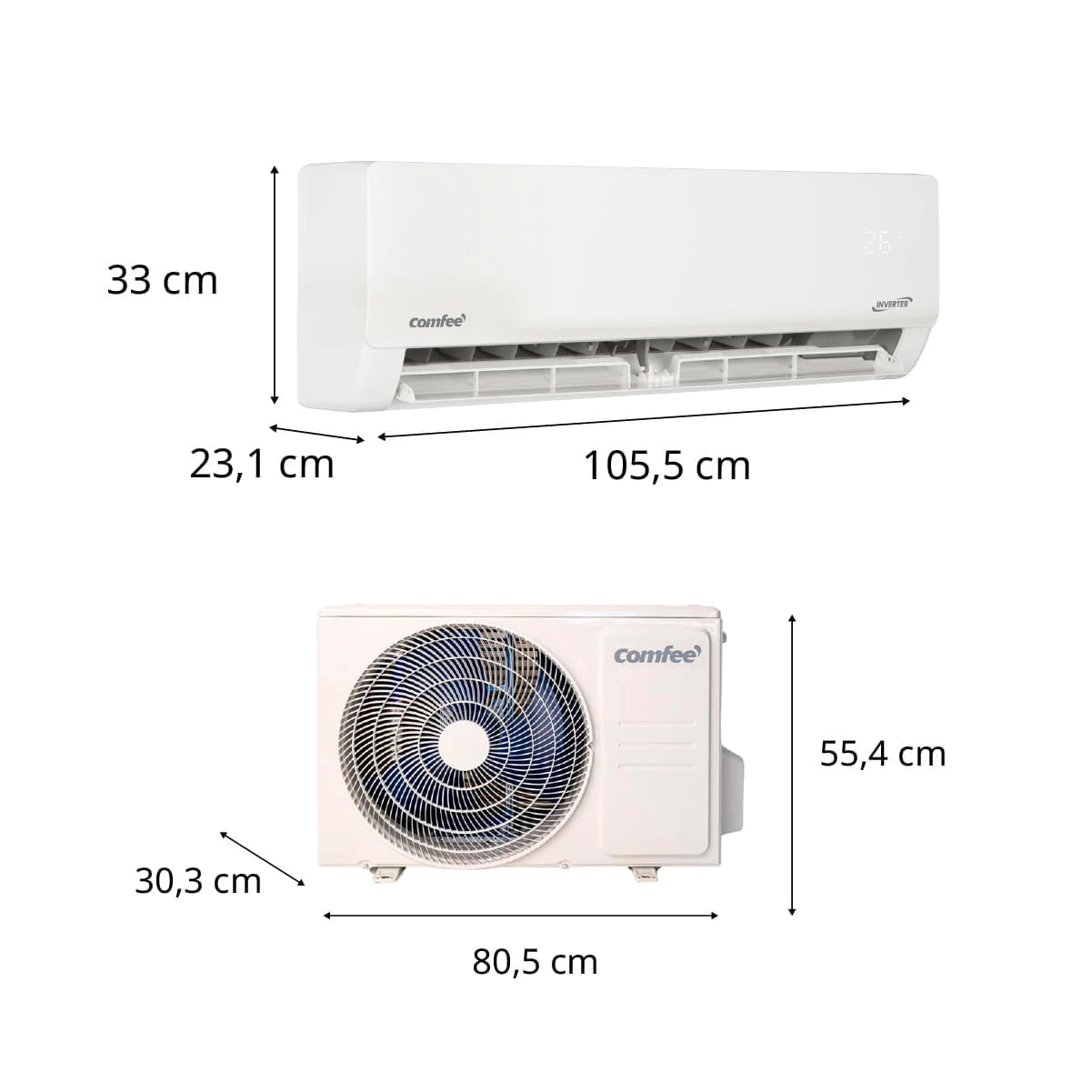 Aire Acondicionado Split Inverter Comfee 24000 BtuH