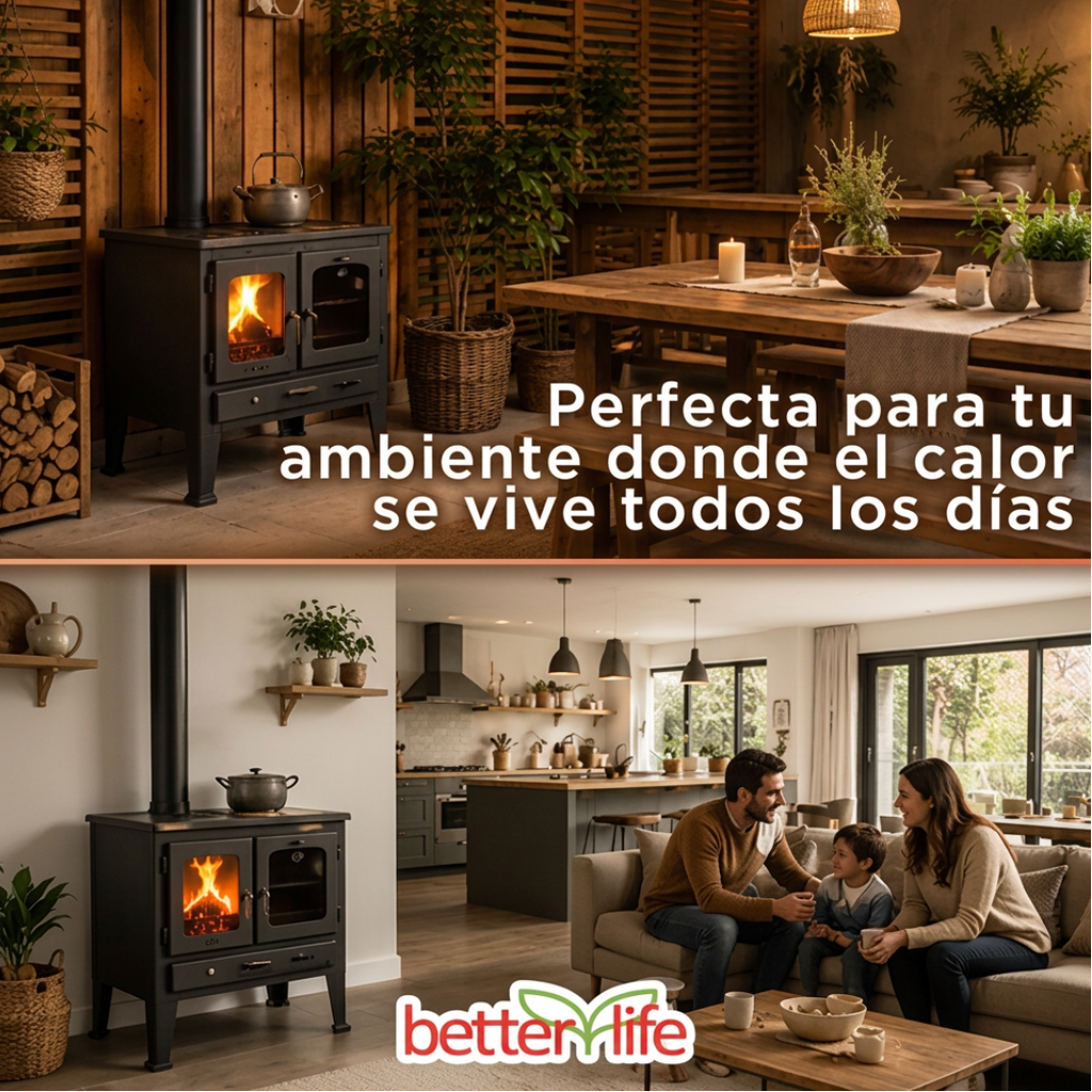Cocina a leña