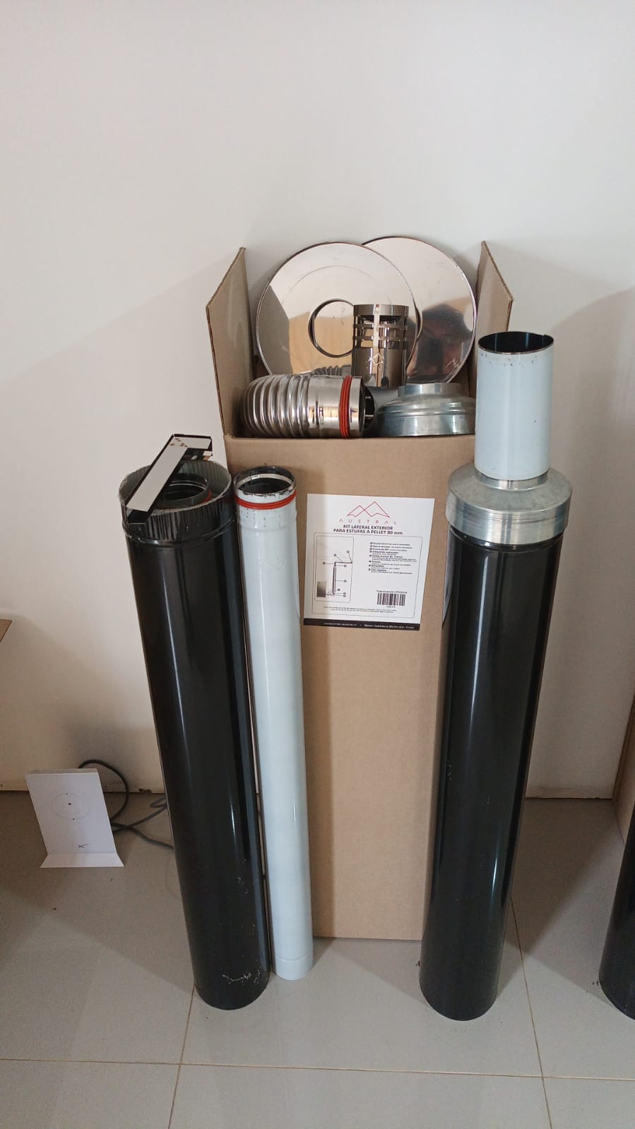 Kit de cañones pellet techo con sellos
