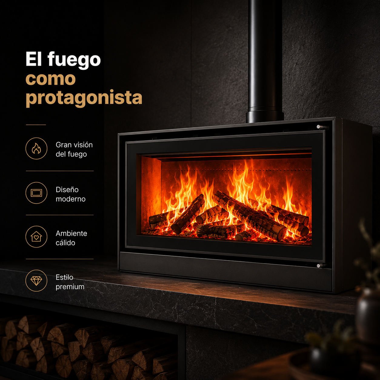 Estufa a Leña BLWC13500