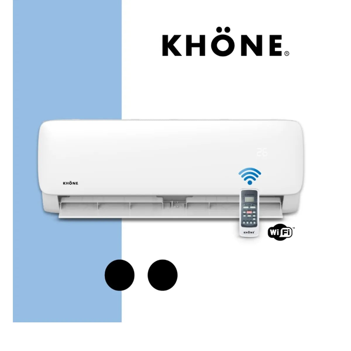 Aire acondicionado tipo split muro de 18000 btu KHONE Inverter